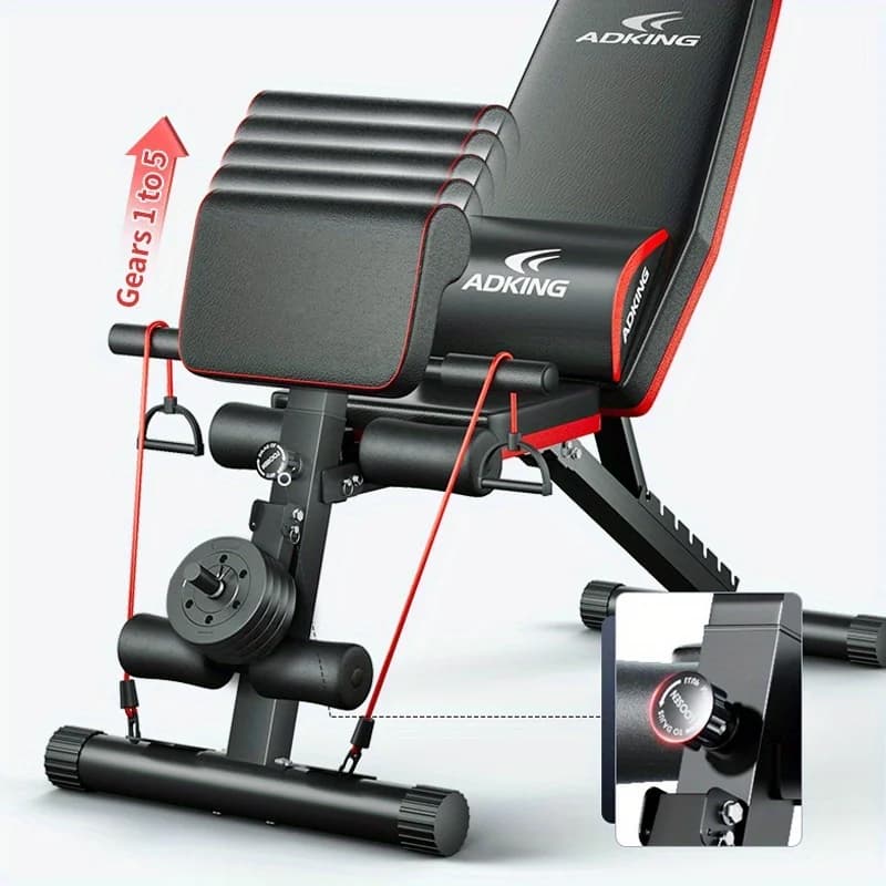 Multifunctional dumbbell bench, home fitness dumbbell bench, sit-up support, fitness equipment chair