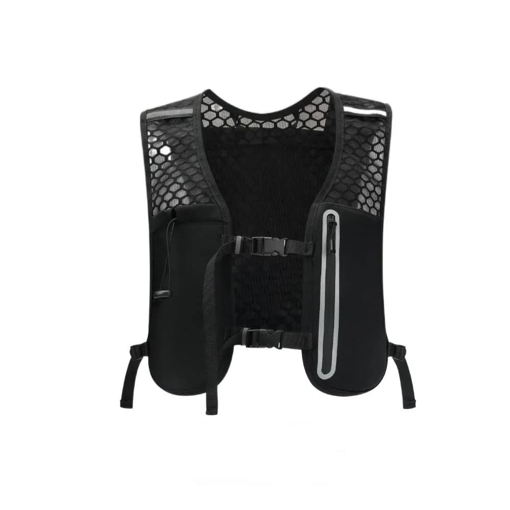 Breathable Running Vest with Hydrating, Light Reflective Design, Water Bag, Anti-slip Waist Bag Waterproof for Bicycle