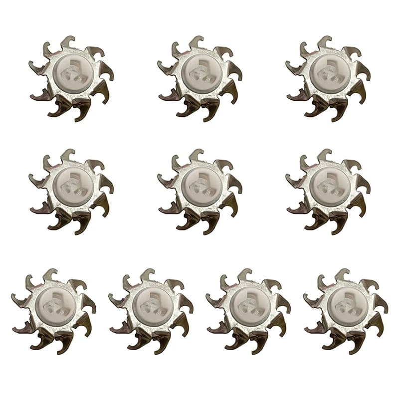 Replacement of 10 piece electric shaver head 3 blades for FR8 FR6 Beard Trimmer Dry Wet Shaving Machine
