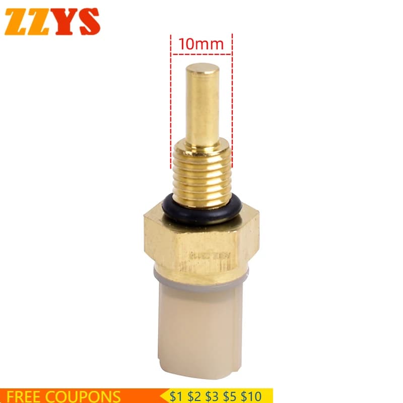 M10 10mm moto singolo serbatoio dell'acqua sensore di temperatura interruttore di controllo della temperatura Assy radiatore ventola di raffreddamento sensore termico