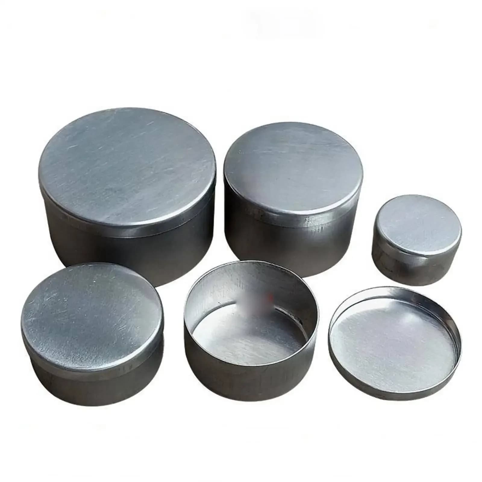 Alluminio O/D 40mm A 100 millimetri di Altezza 25mm A 55mm Del Suolo di Pesatura e di Umidità di Misura scatola Può Lab
