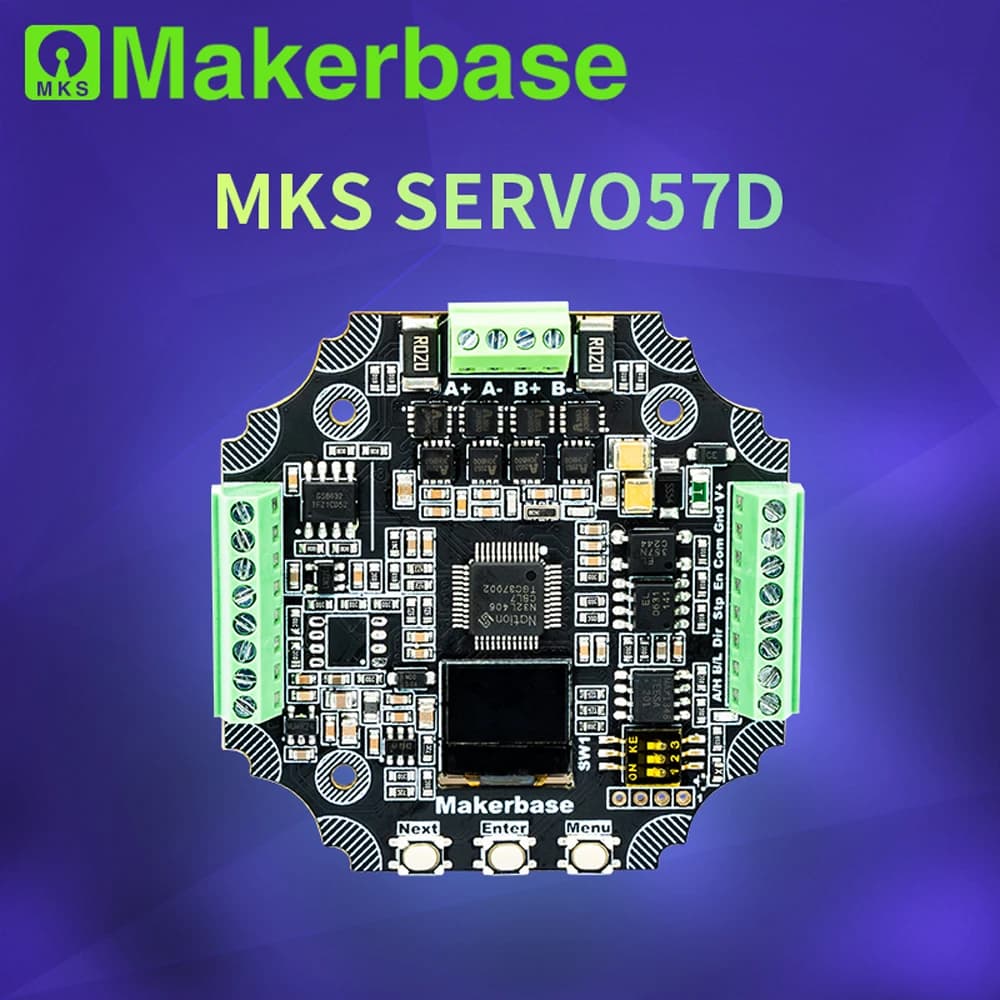 Makerbase MKS SERVO57D PCBA NEMA23 driver motore passo-passo ad anello chiuso stampante 3D CNC per Gen_L FOC silenzioso ed efficiente