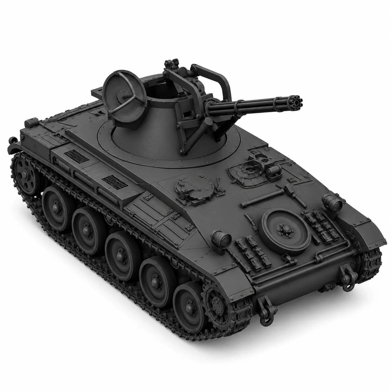 SSMODEL1/72 1/100 1/144 1/200 Multi-Scale AMX13 DCA French Anti-Aircraft Tank Resin Model Kit TSS0393