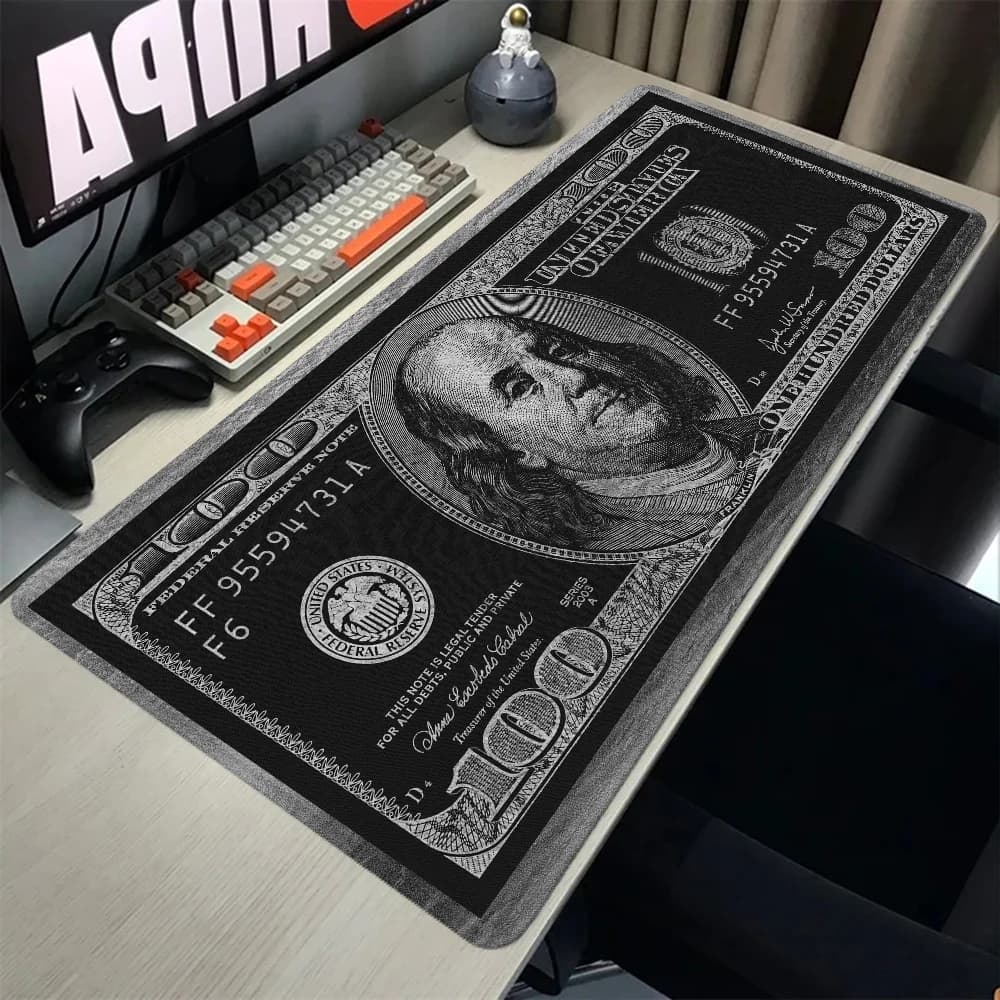 Dollaro Gaming Accessori per la configurazione del PC Tappetino da scrivania per giocatori Tappetino per mouse Tappetino per mouse da tavolo per computer di grandi dimensioni Tappetini per anime Tappetini per ufficio Xxl Mause Pad Mouse