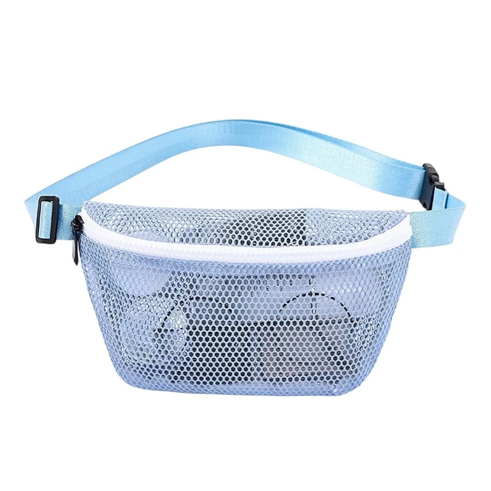 Nylon Sport Chest Bag Multi Pockets Lightweight Waist Fanny Pack Casual Adjustable Strap Crossbody Bag Daily Travel