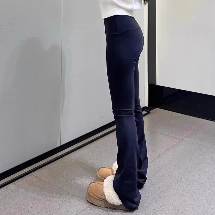 High Waist Leggings in Gamba Women's Larga, Gymnastics Gymnastics for Fitness, Yoga, Elastics, Push-Up, Gym, for Training