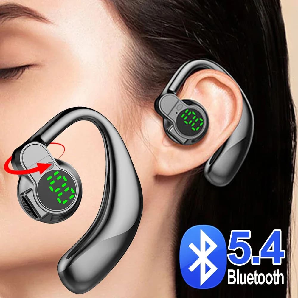 Wireless Bluetooth Headphones Fully Open Headphones Air-Conduction Auxiliary with ear hook Vivavoce with noise cancellation Audifonos Sport