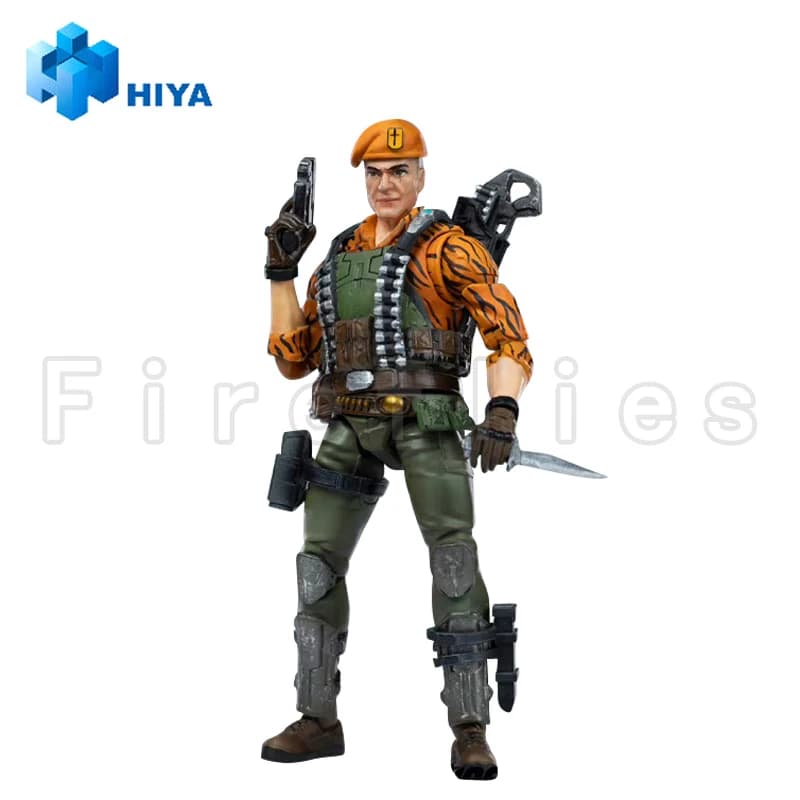 1/18 HIYA Action Figure Squisita Mini Serie GIJoe Flint Tiger Force Ver. Giocattolo modello collezione anime