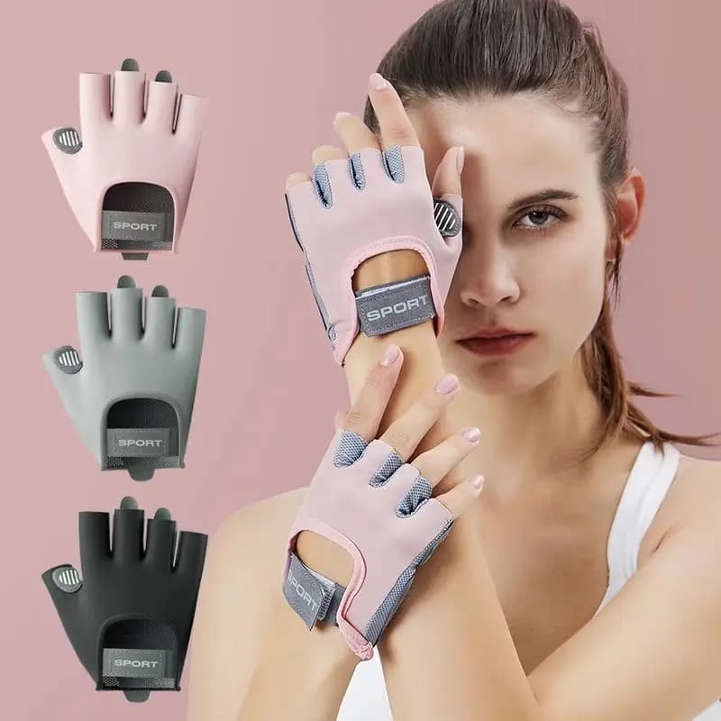 1 pair of training gloves for Gym Body Building Sports Gloves for weight lifting anti-slip gloves for women men Yoga gloves