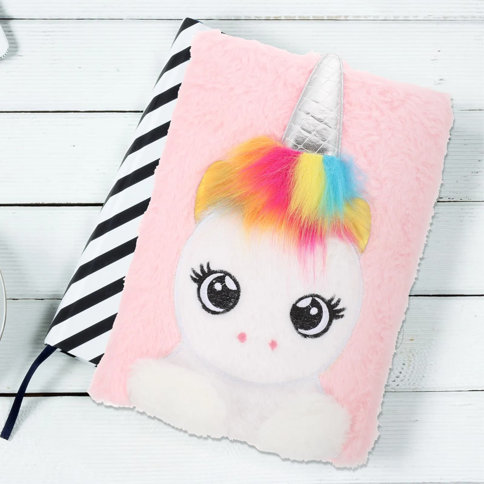 Quaderno con Unicorno Cartoon, Adorabile Diario con Copertina Bloccabile, Copertina Morbida, Diario di Scrittura per Studenti, Agenda Creativa, Regalo