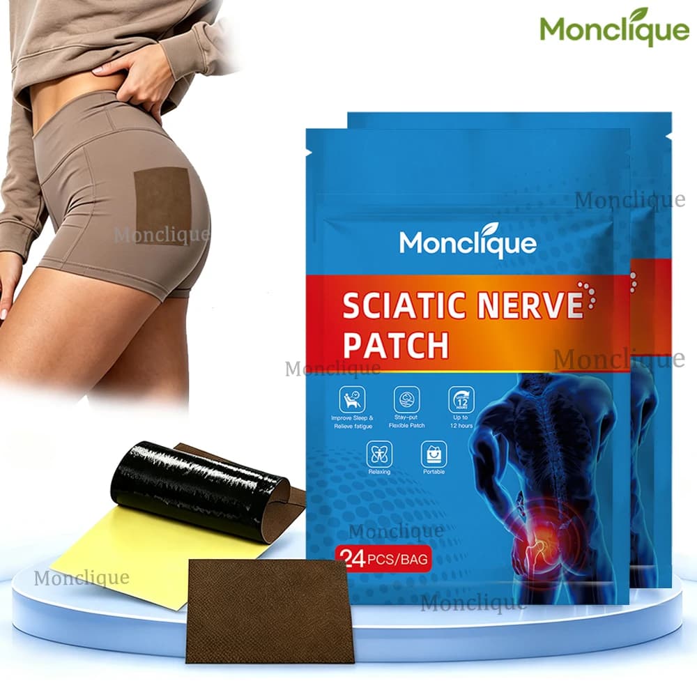 Skin-friendly Sciatic Nerve Patch Hip Cold Soothing Waist Buttocks Thigh Nursing Bandage Breathable Sedentary Office Fitness