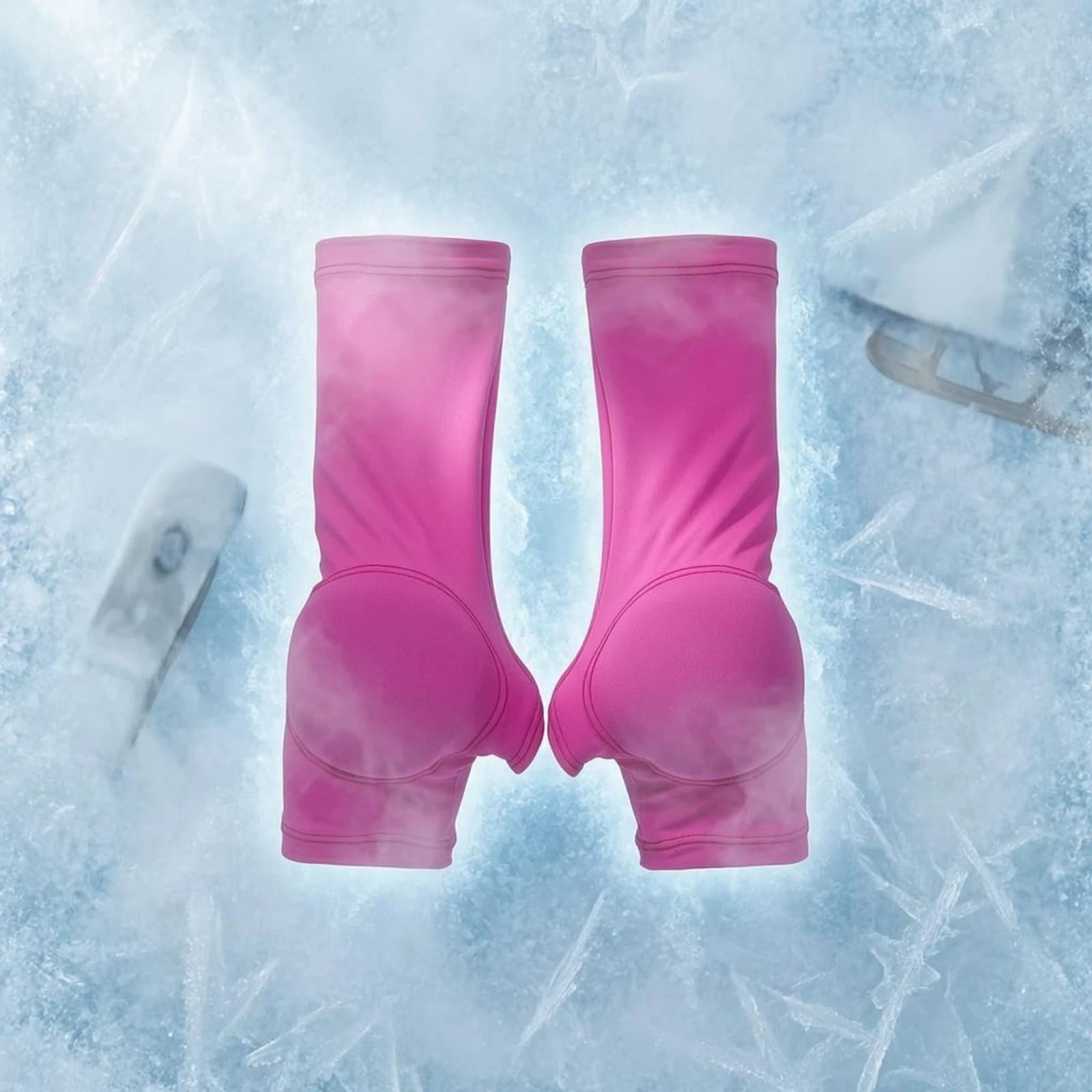 Ice Skating Hand Protector Padded Palm Guard Palm Protector Stitched Seams Wrist Guard Shock Absorbing