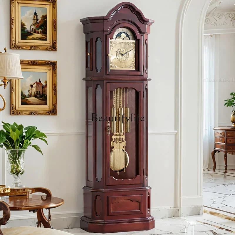 FG40Orologio da pavimento Soggiorno Nuovo orologio a pendolo con cronometraggio cinese Orologio meccanico antico 9819