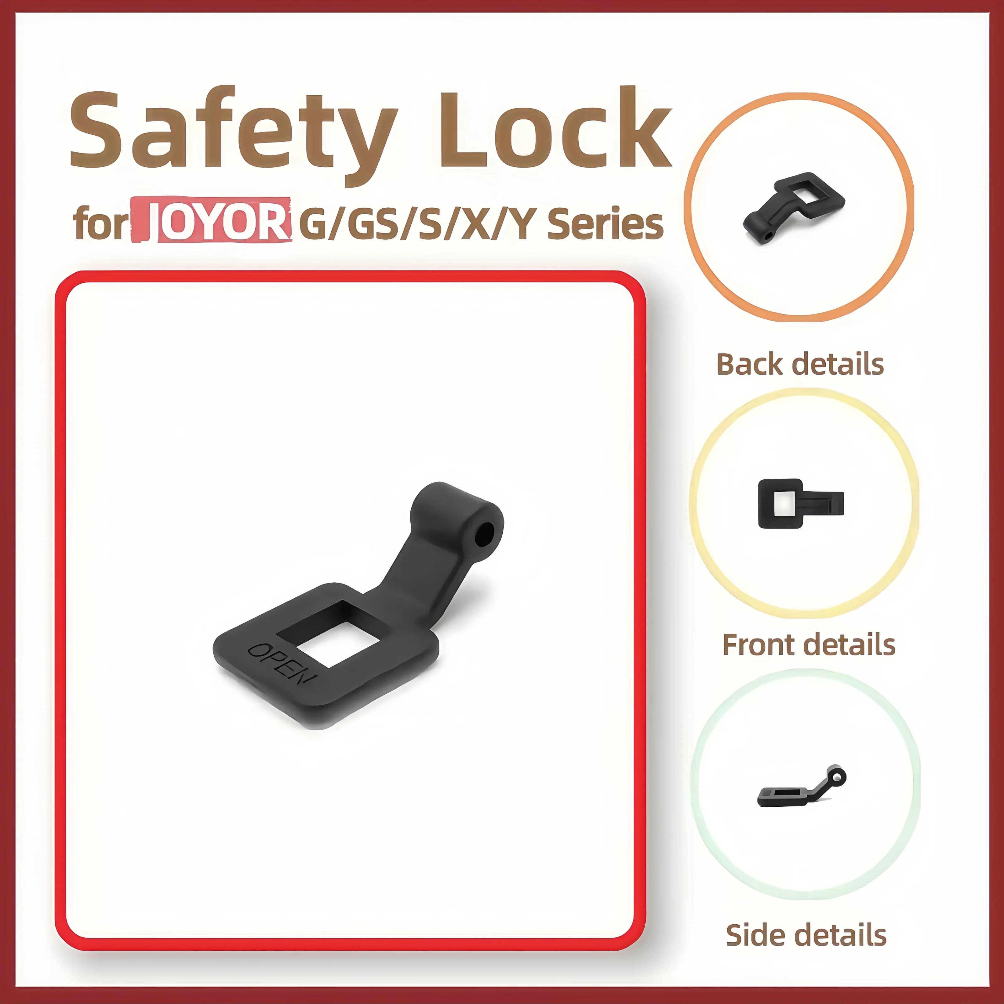 Blocco di sicurezza pieghevole Joyor per monopattini elettrici serie G/GS/S/X/Y - Ricambio OEM e accessorio
