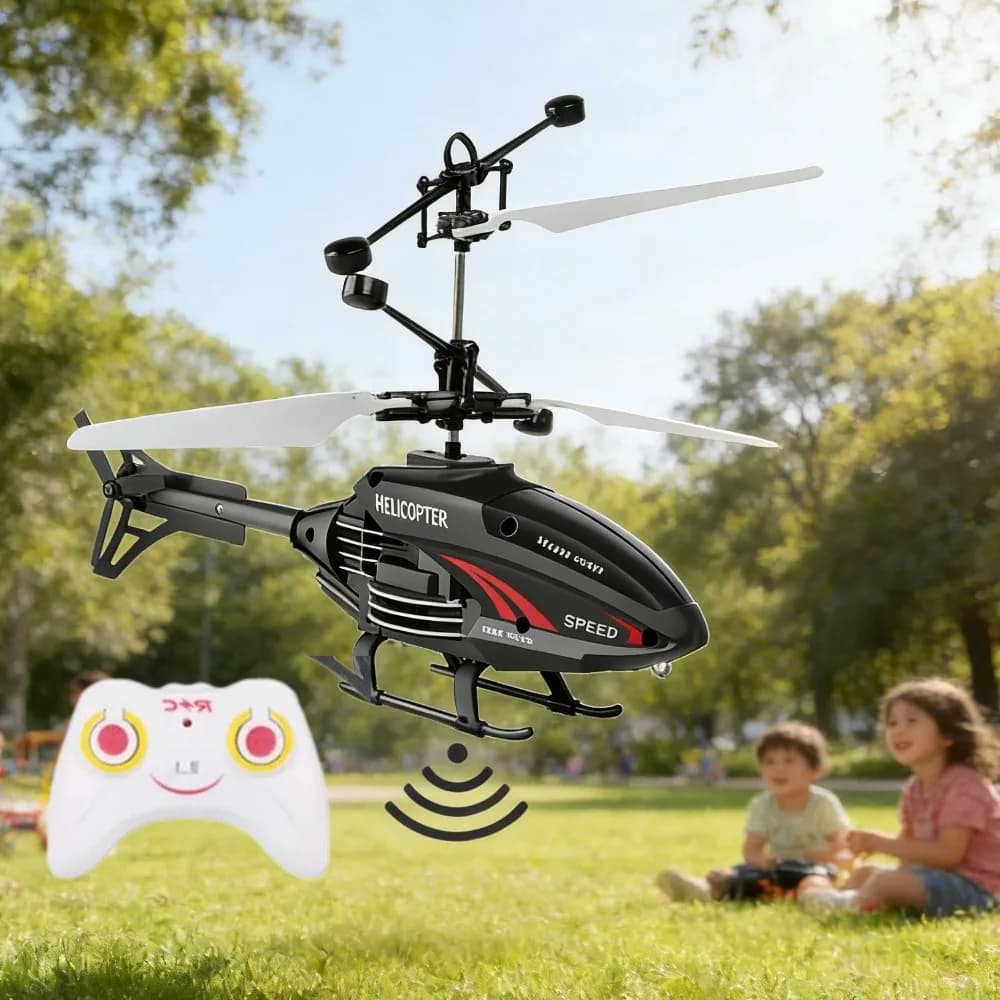 Induction Helicopter Toy Rechargeable Mini RC Drone Remote Safe Fall-resistant RC Helicopters Drone Children Toys