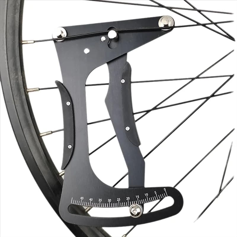 Y67A-Misuratore di tensione dei raggi della bicicletta Strumento di calibrazione del verricello delle ruote della bici Misuratore di tensione dei raggi della bici Nero