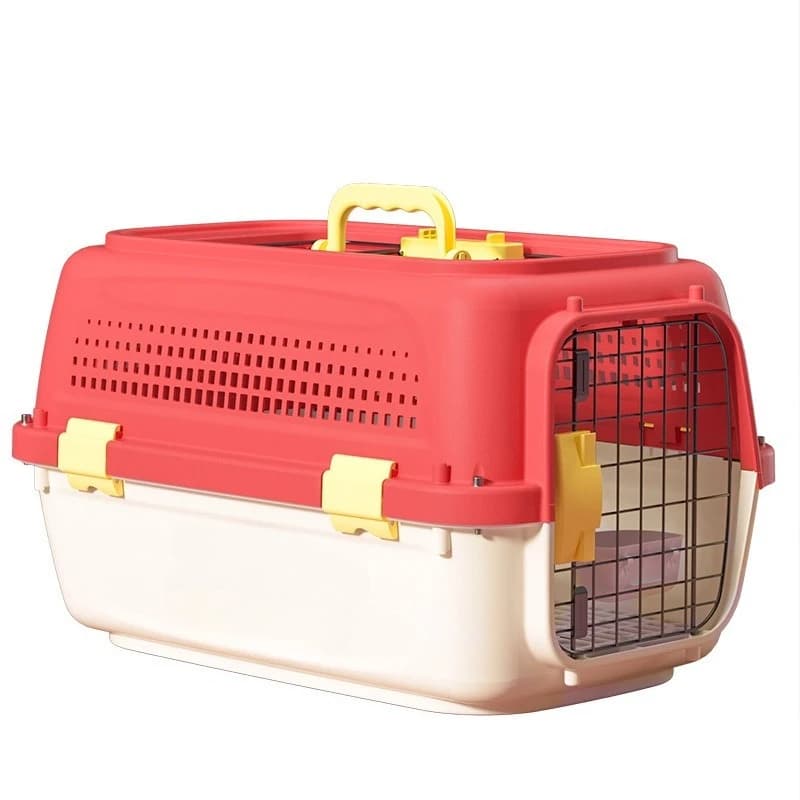 Airline Approved Pet Travel Carrier Box Portable Cat Dog Transport Cage Car Outdoor Travel Breathable Pet Supplies