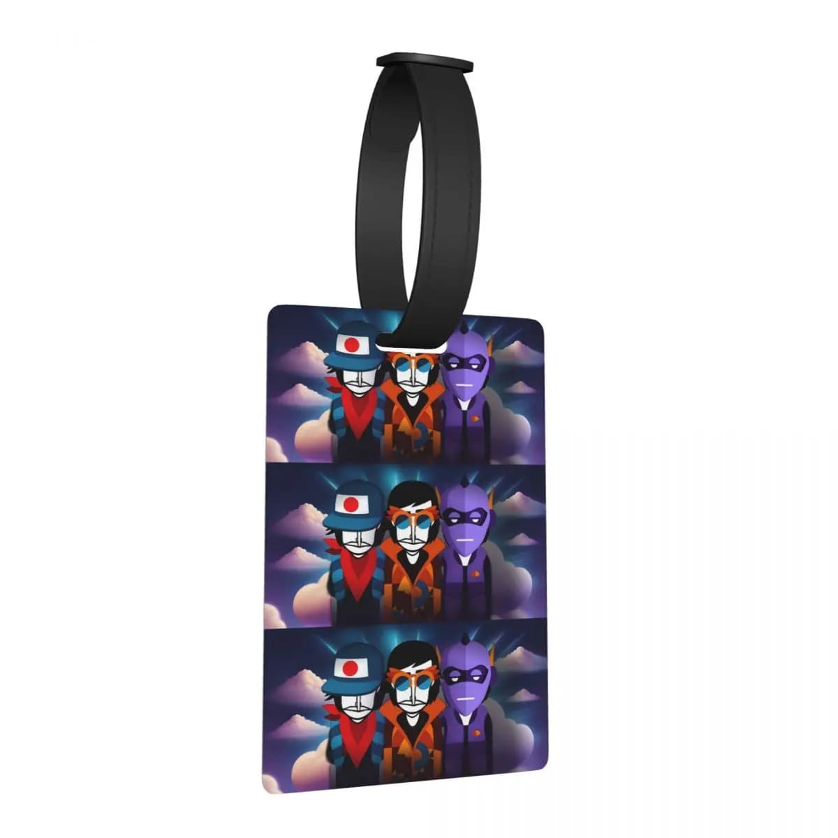 Etichette per Bagagli Incredibox Music Video Game, Accessori per Valigie, Etichette per Bagagli da Viaggio, Porta Etichette ID Nome Indirizzo