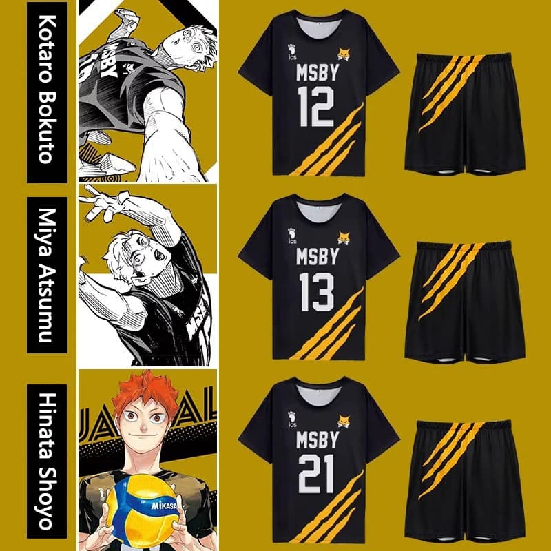 Cosplay Costumes Hinata Shoyo Karasuno Lyceo MSBY Volleyball Uniform Anime Haikyuu!! Halloween party dress for women