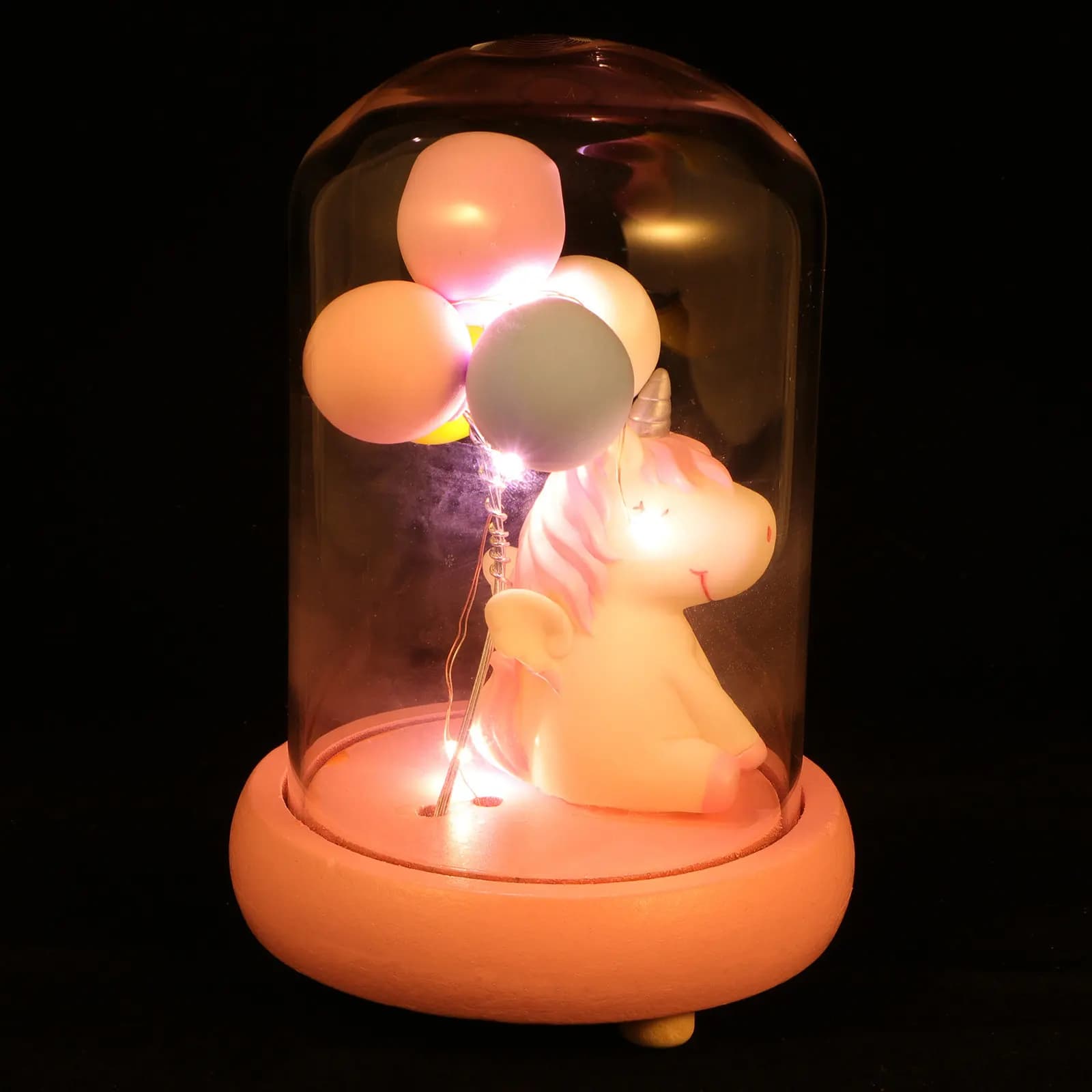 1 lampada da notte a forma di unicorno, adorabile decorazione da scrivania, adorabile lampada da comodino per bambini, idea regalo