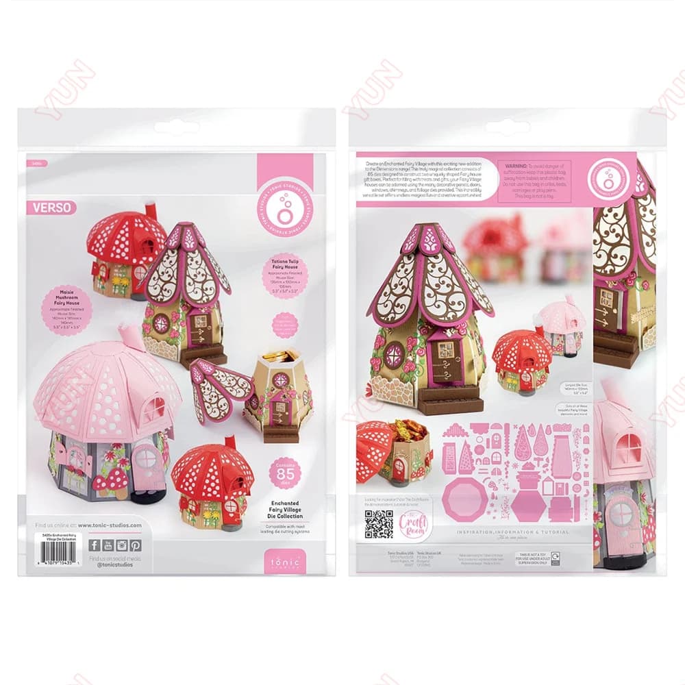 Enchanted Fairy Village Die Set Metal Cutting Dies Scrapbook Diary Decoration Embossing Template DIY Greeting Card Handmade New