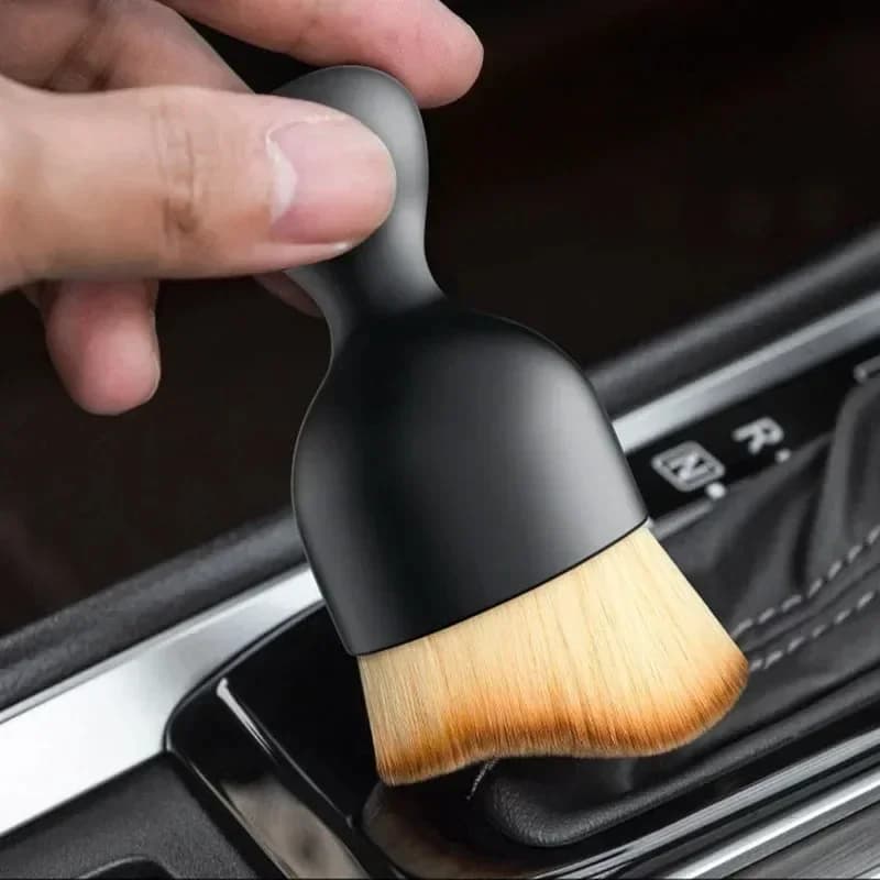 1/2 pieces soft brush for cleaning the car dashboard air outlet dust removal tool for cleaning brush details for cleaning the interior of the car