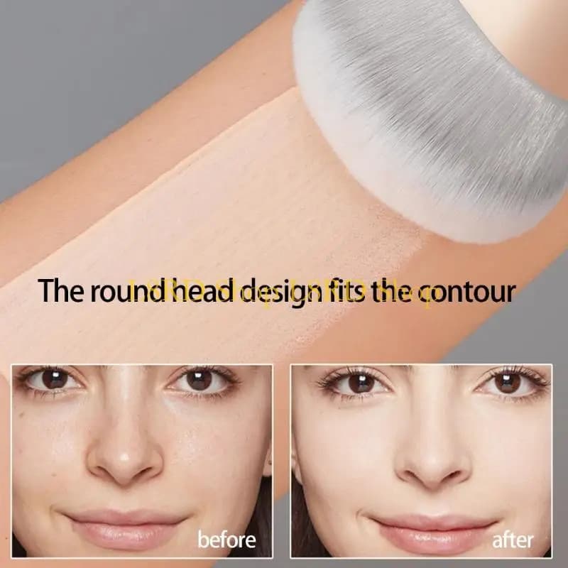 Brush leggero per trucco topp a fibra morbida L8RD per finitura professionale