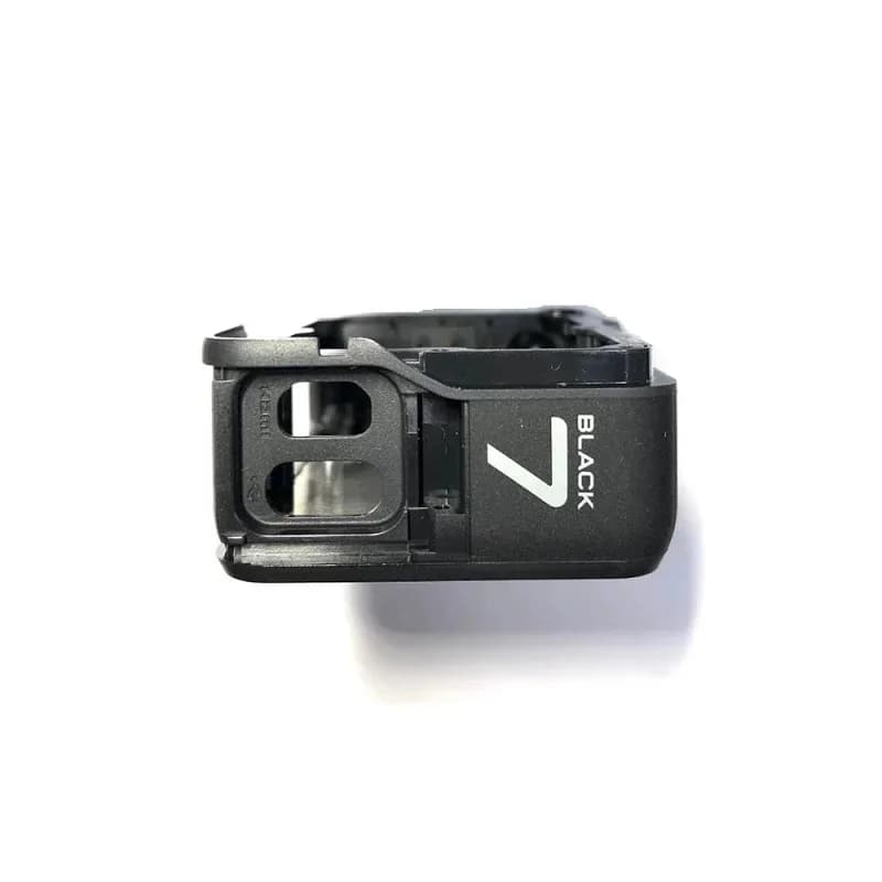 Per GoPro Hero 7 accessori originali neri manutenzione sostituire telaio della fotocamera/porta anteriore/piastra frontale/pannello/quadro coperchio batteria