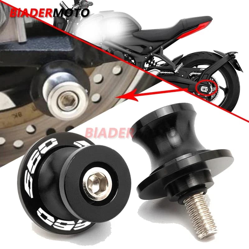 2023 New 7 Motorcycle Accessories Colors Fit For Triumph Trident 660 Trident660 CNC Aluminum Swingarm Spools Slider Stand Screw