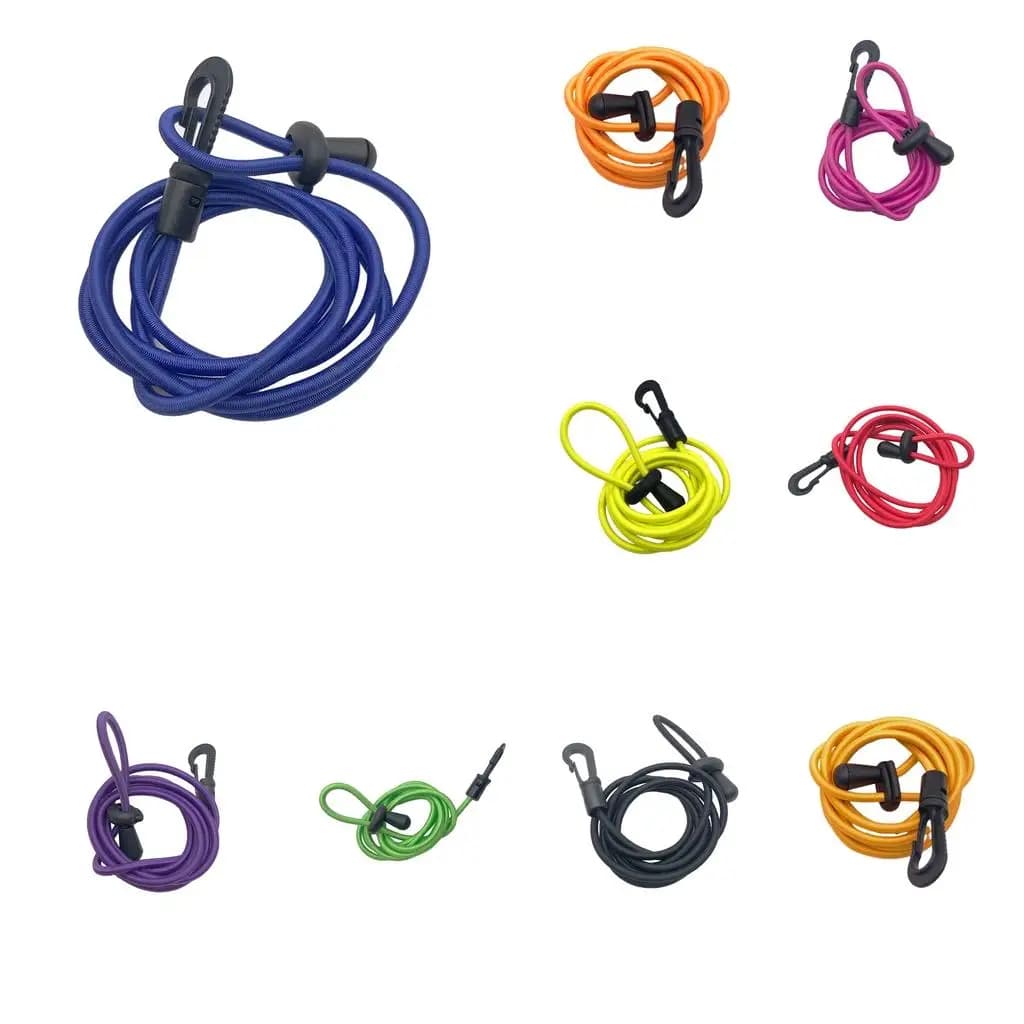 Kayak Paddle Holder Bungee Rope Boat Accessories Marine Lanyard for Canoe Dinghy Fishing