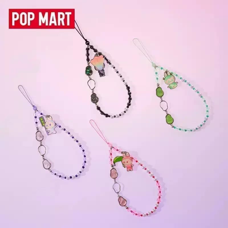 POP MART Labubu THE MONSTERS Big Into Energy Series Catenella per Cellulare Originale Blind Box Scatola a Sorpresa Misteriosa Figurina Anime Carina