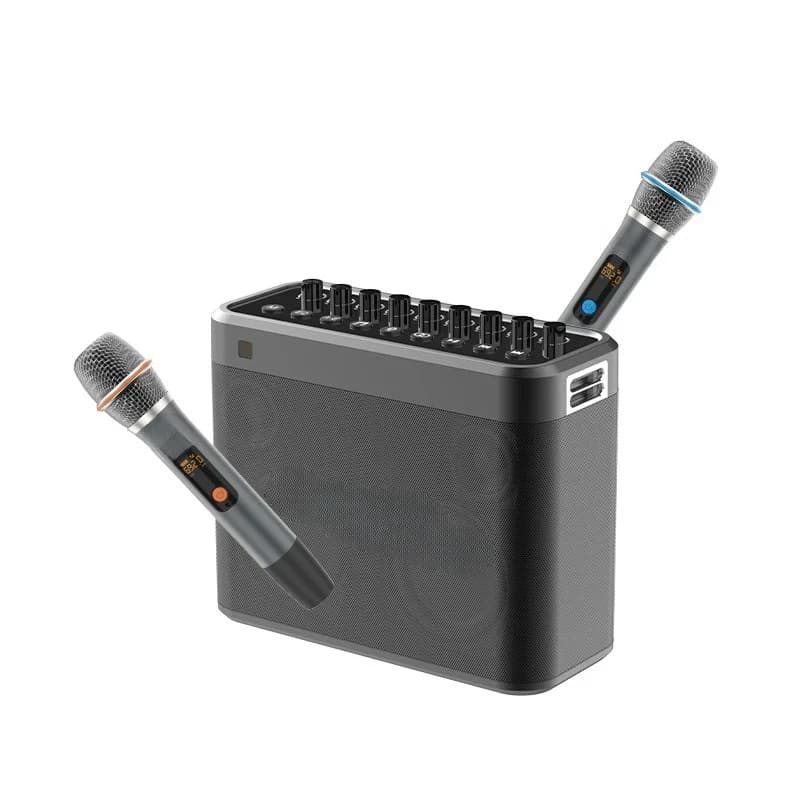 Scheda audio per karaoke, altoparlante Bluetooth wireless, macchina all-in-one, 160W ad alta potenza, interconnessione TWS, diaframma audio