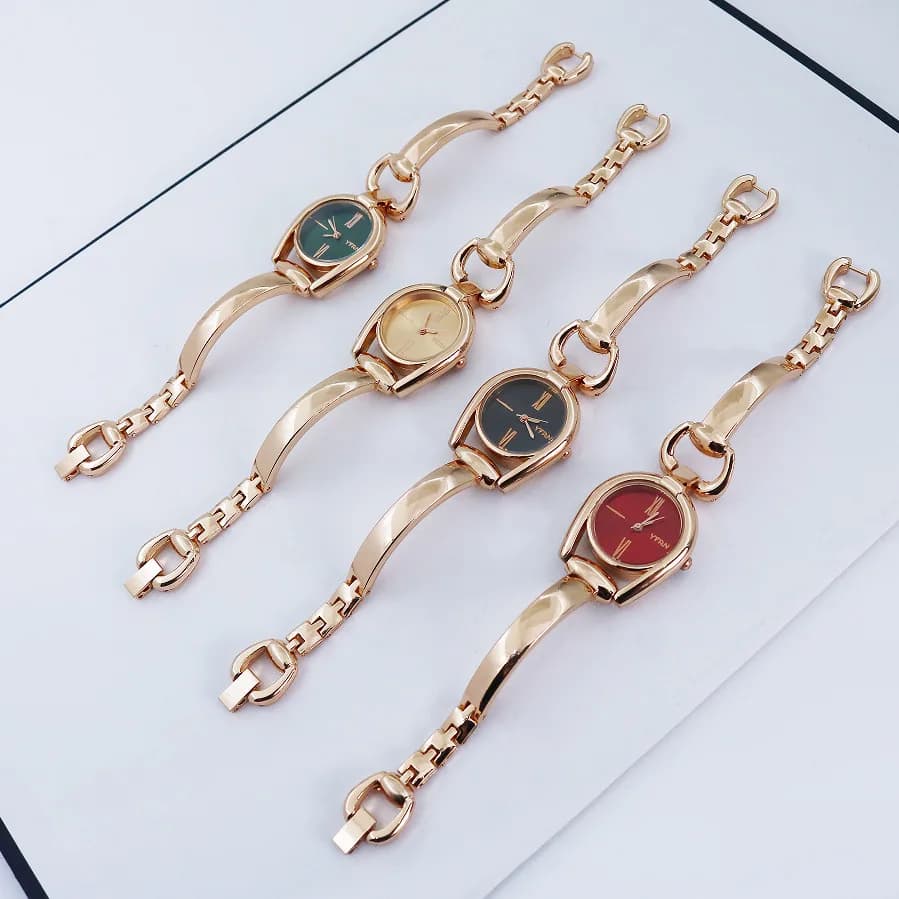 Orologio da Polso Vintage con Bracciale a Bottoni per Donne, Elegante e Casual, al Quarzo, Moda Semplice, Orologio da Donna per Abiti Eleganti, Reloj Mujer