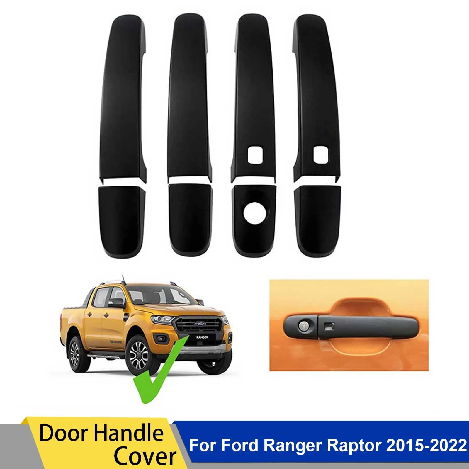 Maniglie per porte esterne coperture della maniglia della porta di protezione con foro del sensore per Ford Ranger Raptor 2015-2022