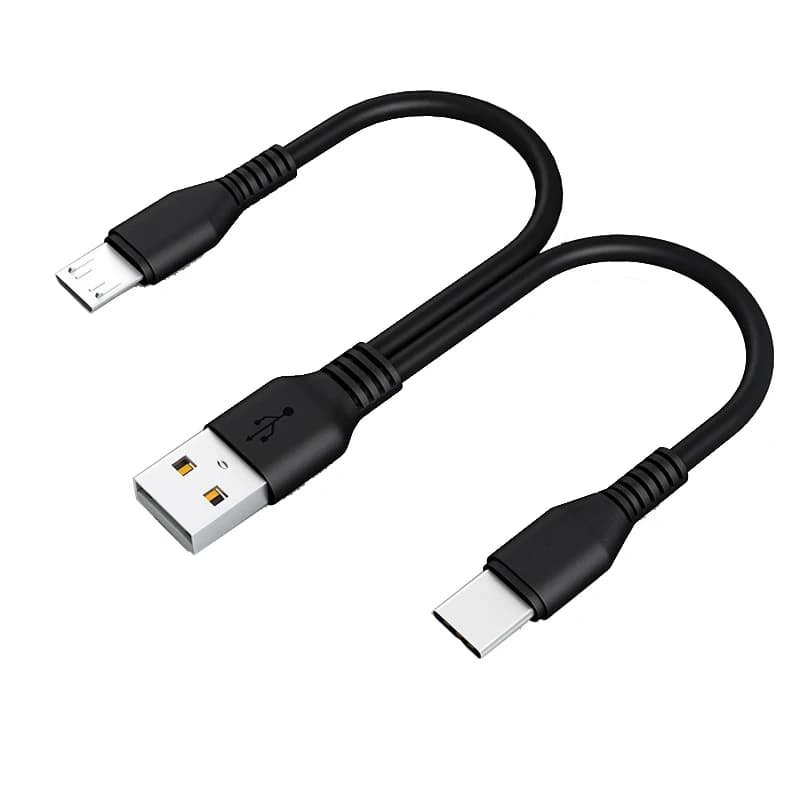 1PCS 2 in 1 USB Type C Micro USB C Mobile Phone Cable Fast Charging Cable For Huaiwei Samgsung Xiaomi Type C Wire Charging Cable