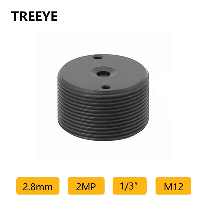 HD 2MP 2.8mm Obiettivo stenopeico 650nm Filtro IR M12 1/3 "Lente CCTV 1080P Videocitofono Campanello Obiettivo Telecamera di sorveglianza Obiettivo MTV