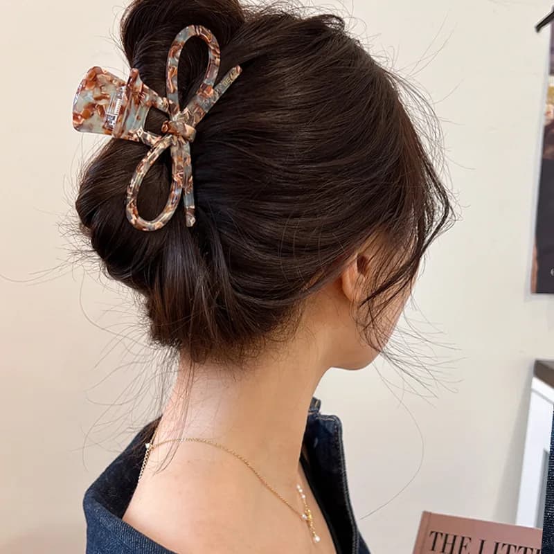 Nuove donne artigli per capelli in acetato forcina per ragazze elegante coda di cavallo fermagli per capelli granchio barrette copricapo accessori per capelli moda estiva