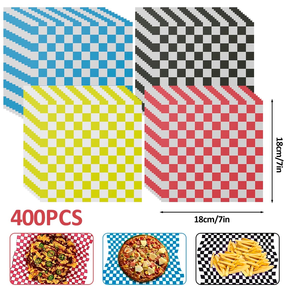 100/400 pz carta cerata a prova di olio involucro alimentare carta pane Sandwich hamburger patatine Macarons imballaggio strumento di cottura carta multiuso
