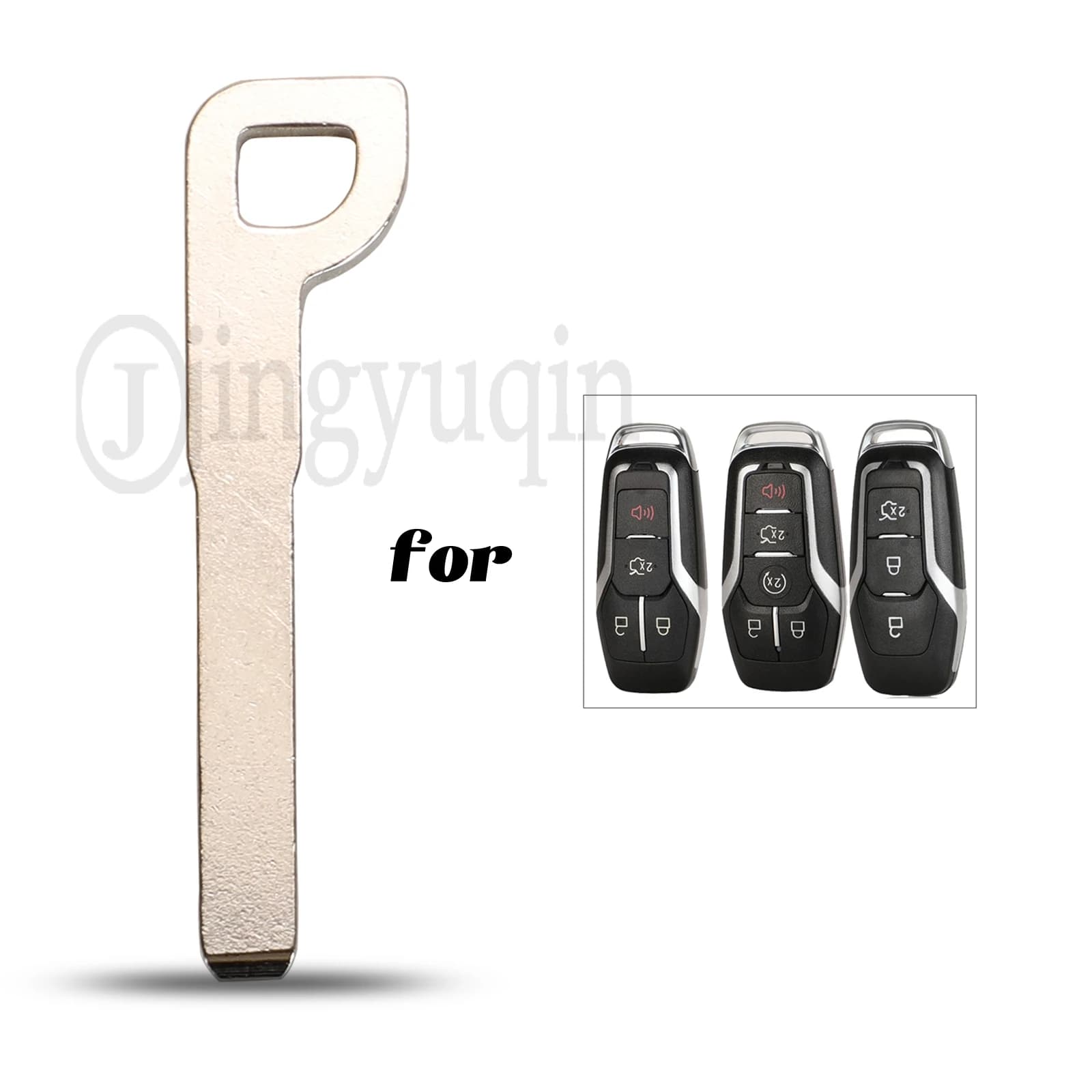 Jingyuqin Intelligent Remote Control Car Key Blade Fob For Ford Mustang Edge Explorer Fusion Mondeo Kuka Key Blade Replacement