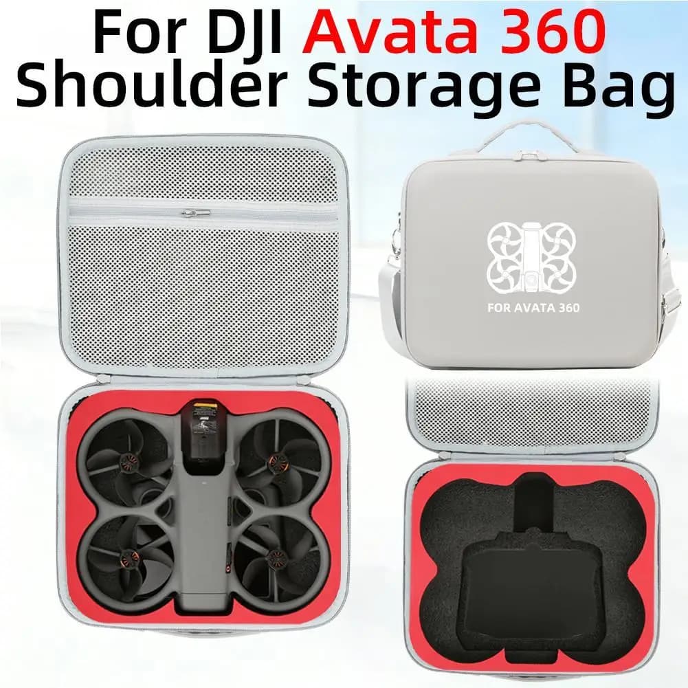 Shockproof case for DJI Avata 360 Drone, anti-scratch shoulder bag for DJI Avata 360 Drone, travel protection