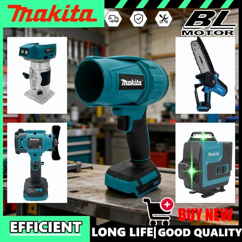 Utensili Makita all'ingrosso: Pistola ad aria calda senza fili, Sega elettrica a sciabola portatile, Utensili da taglio portatili