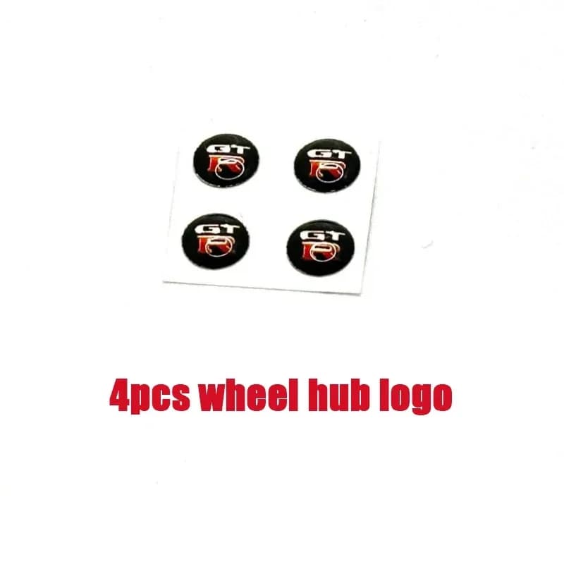 CAPO GTR R34 1/18 RC Ricambi auto Etichetta volante Mozzo ruota Logo Accessori