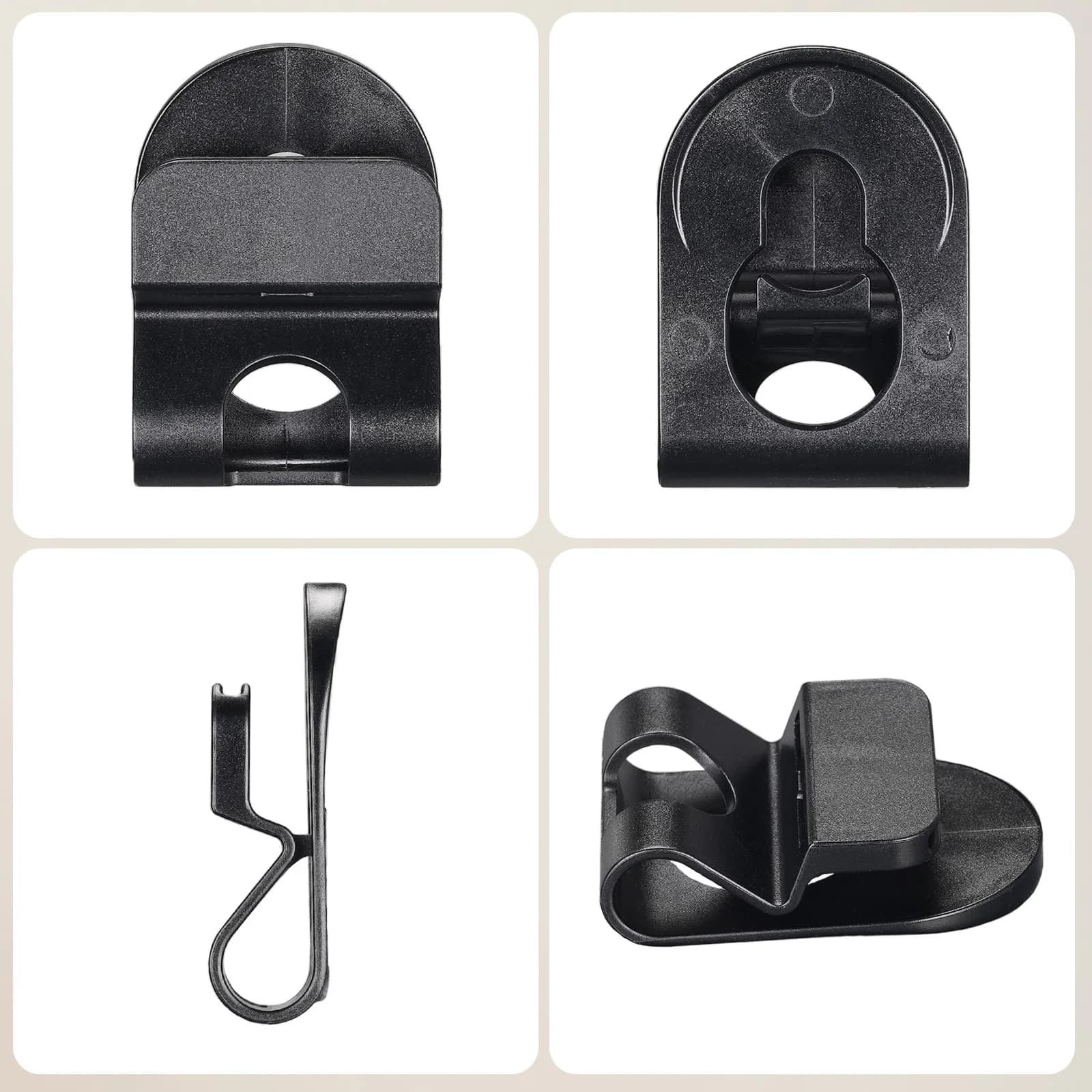 Lekato 3-In-1 Guitar Strap Locks, Secure Strap Blocks Prevent Accidental Drops, Cable Hook & Pick Holder, 4-Pack for Stage
