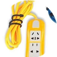 【F】 Fascette con cerniera in silicone da 5 pezzi, Fascette intrecciate in silicone con anima in acciaio, Fascette intrecciate in gomma riutilizzabili, Fascette per l'organizzazione