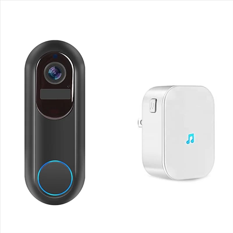 B29C-1080P Videocitofono wireless intelligente con campanello Videocitofono intelligente senza fili con carillon Visione notturna bidirezionale B