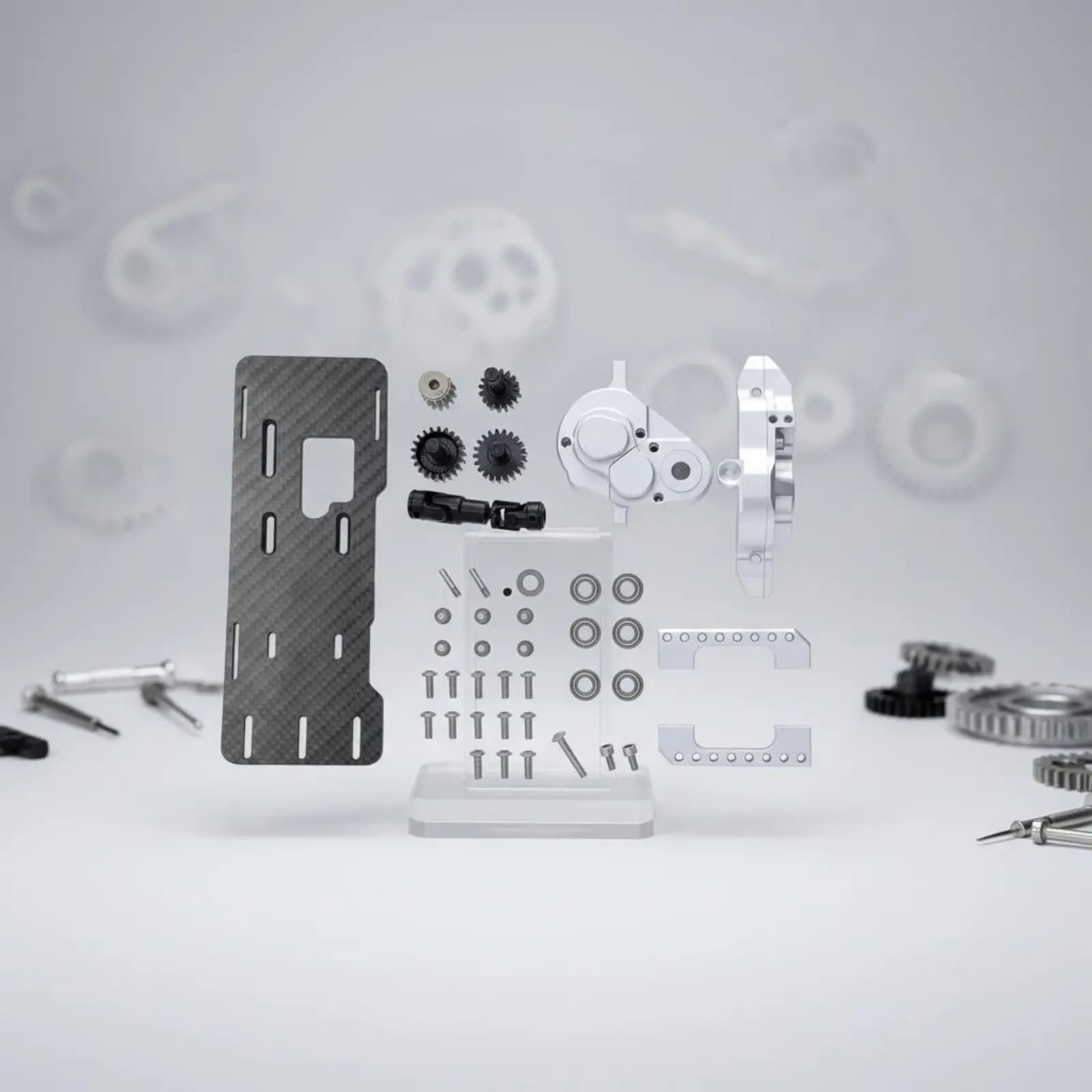 Kit Cambio Anteriore TRX4 per Prestazioni Migliorate, Kit Cambio Motore Anteriore, Ingranaggi in Acciaio, Ingranaggi di Precisione