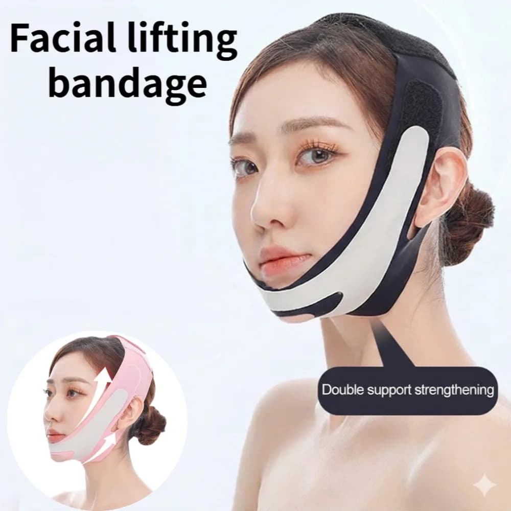Donne Viso Dimagrante Benda Doppio Mento Riduttore V Linea Viso Shaper Anti Rughe Guancia Sollevamento Riutilizzabile Viso Cinghia Strumenti di Bellezza