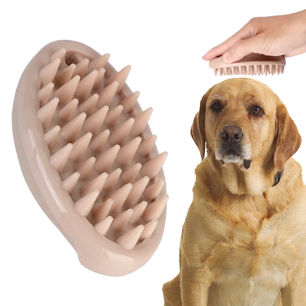 Spazzola per la pulizia rapida spazzola per massaggio pettine spazzola per lavatrice per animali domestici strumenti per la pulizia delle setole in Silicone morbido e delicato per cani e gatti
