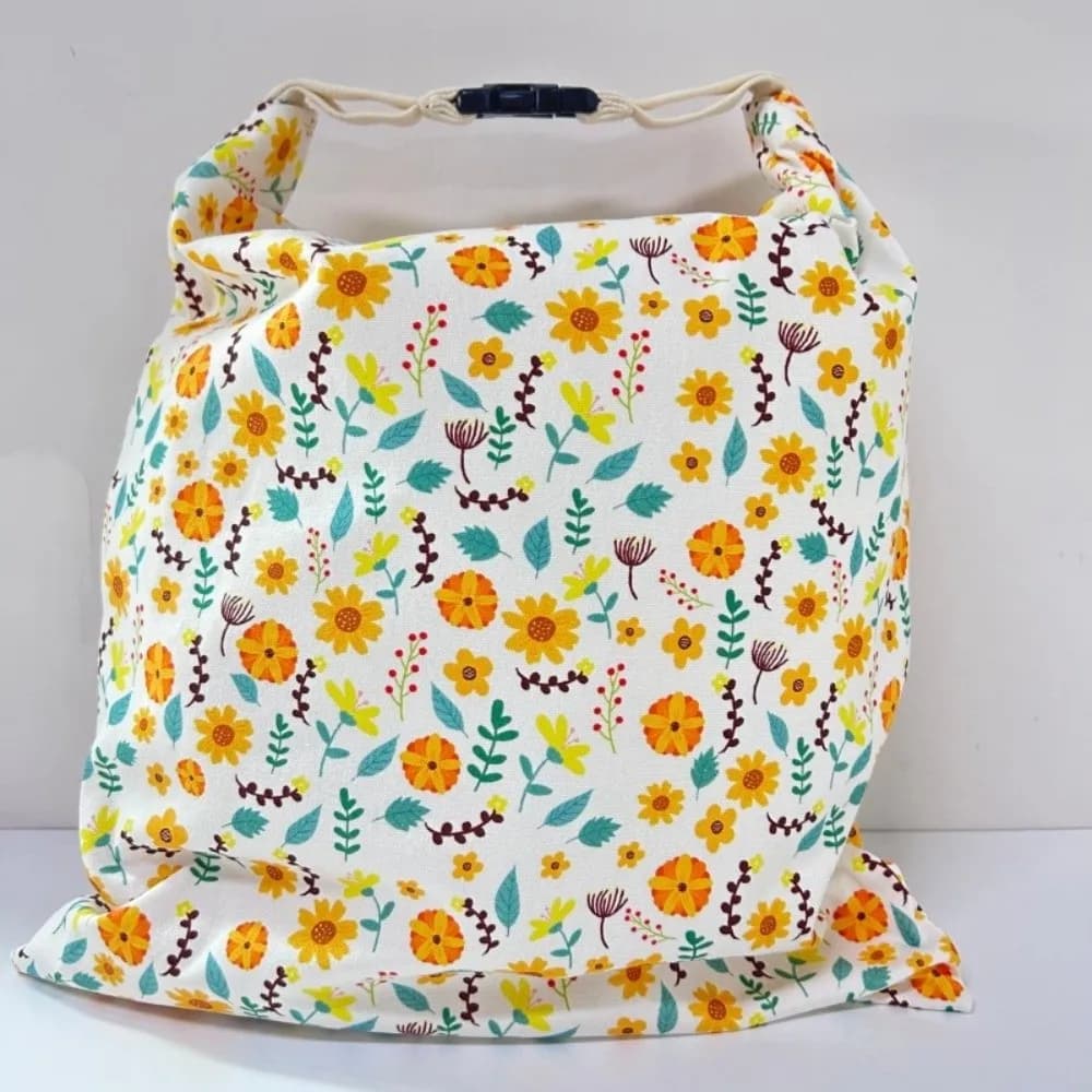Reusable Beeswax Bread Bags Beeswax Coated Zipper Closure Fresh-Keeping Bread Bags 43*33cm Cotton Bread Storage Bags Freezer Use