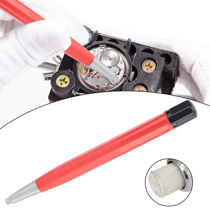 Portable Jewelry Fiberglass Brush Pen Watch Coin Repair Cleaning Tool Kit Scratch Remover Pencil Rust and Corrosion Removing Pen